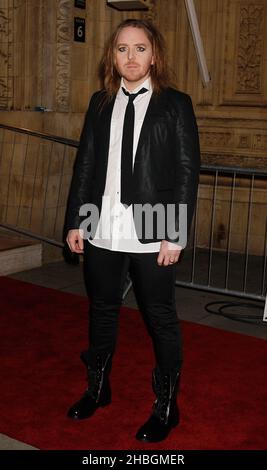 Tim Minchin bei der Ankunft zum Prince's Trust Rock Gala Ball in der Royal Albert Hall in West London Stockfoto