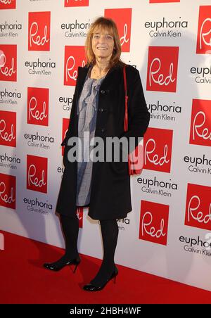 Ruth Rogers nimmt an den Red's Magazine Red Hot Women Awards in Zusammenarbeit mit Calvin Klein, der euforia, bei One Marylebone, London Teil. Stockfoto