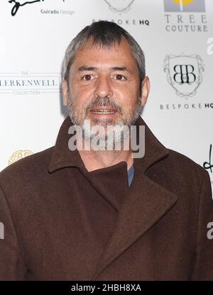 Neil Morrissey nimmt an der Aston Martin Tailoring Collection Teil - VIP-Präsentation bei der Clerkenwell Collection in Farringdon in London. Stockfoto