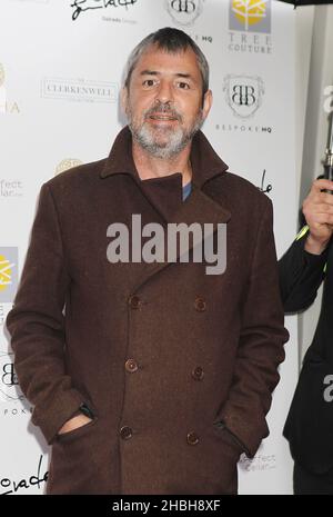 Neil Morrissey nimmt an der Aston Martin Tailoring Collection Teil - VIP-Präsentation bei der Clerkenwell Collection in Farringdon in London. Stockfoto