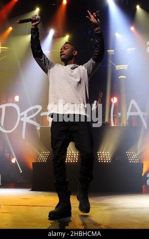 Kendrick Lamar tritt beim iTunes Festival im Roundhouse in London auf. Stockfoto