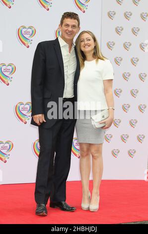 Matthew Wright bei der Health Lottery Tea Party im Savoy Hotel in London. Stockfoto