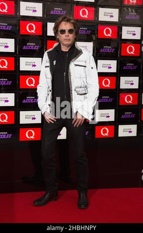 Jean Michel Jarre nimmt an den Xperia Access Q Awards im Grosvenor House Hotel in London Teil. Stockfoto