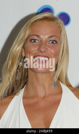 Terry Dwyer ex Hollyoaks Actress Kids Awards in der Royal Albert Hall Head schoss lustig Stockfoto