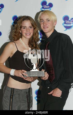 Emma und Tony Disney Channel moderieren Kids Awards in der Royal Albert Hall Stockfoto