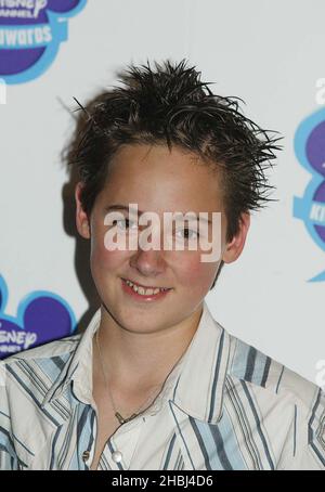 Andrew Maguire bei den Disney Channel Kids Awards in der Royal Albert Hall Stockfoto