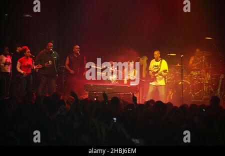 Justin Timberlake spielt geheimen Gig im Coronet Cinema in New Kent Road, London. Stockfoto