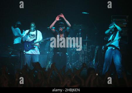 Justin Timberlake spielt geheimen Gig im Coronet Cinema in New Kent Road, London. Stockfoto