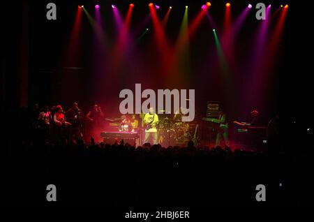 Justin Timberlake spielt geheimen Gig im Coronet Cinema in New Kent Road, London. Stockfoto