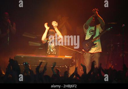 Justin Timberlake spielt geheimen Gig im Coronet Cinema in New Kent Road, London. Stockfoto