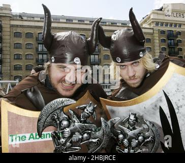Vikings beim Start der Metal Hammer Golden Gods Awards. Stockfoto