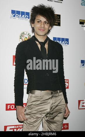 Kemal von Big Brother nimmt Teil. Stockfoto