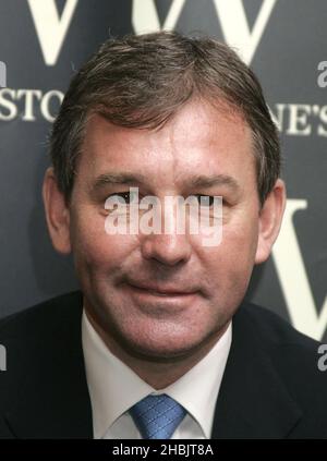 Der ehemalige Fußballspieler Bryan Robson aus England und Manchester United. Stockfoto