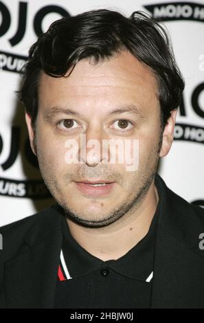 James Dean Bradfield von The Manic Street Preachers Arriving. Stockfoto
