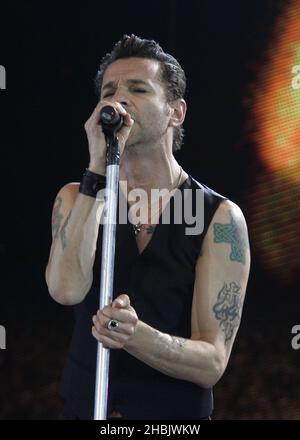 Dave Gahan Depeche Mode . Stockfoto