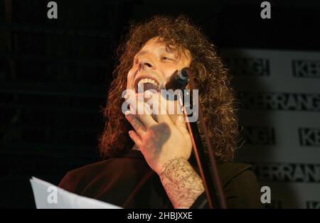 Stuart Cable nimmt Teil. Stockfoto