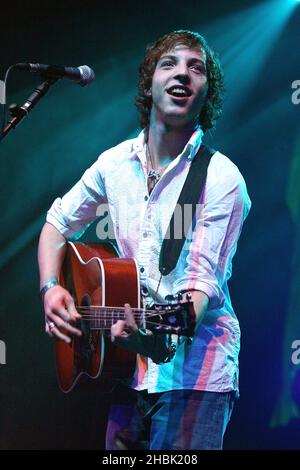 James Morrison tritt im Astoria in London auf. Stockfoto