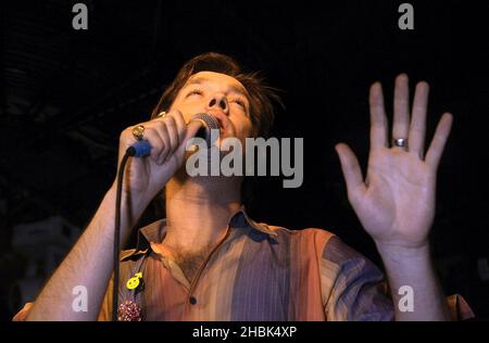 Rufus Wainwright während eines Instore-Gig und einer Autogrammstunde im Virgin Megastore in der Oxford Street, im Zentrum von London, 14. Mai 2007. Stockfoto