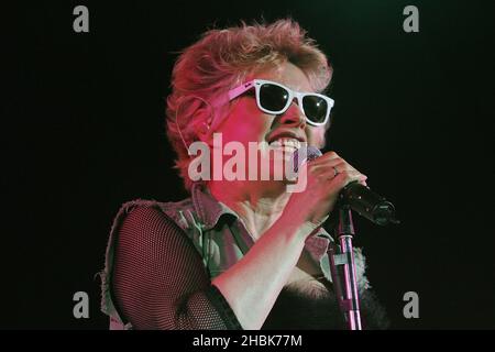 Deborah Harry von Blondie tritt im Juli 11,2007 in London bei Carling Apollo Hammersmith auf. Stockfoto