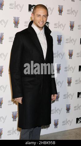 Brian Friedman kommt zur Sky Send-off Party für die Europe Music Awards von MTV im Bloomsbury House im Zentrum von London. Stockfoto