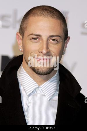 Brian Friedman kommt zur Sky Send-off Party für die Europe Music Awards von MTV im Bloomsbury House im Zentrum von London. Stockfoto