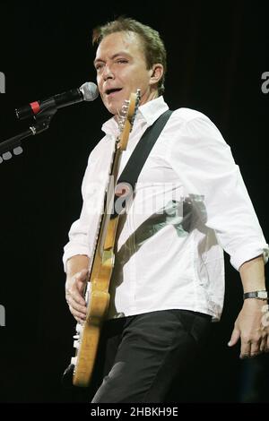 David Cassidy spielt live im Hammersmith Apollo, London. Stockfoto