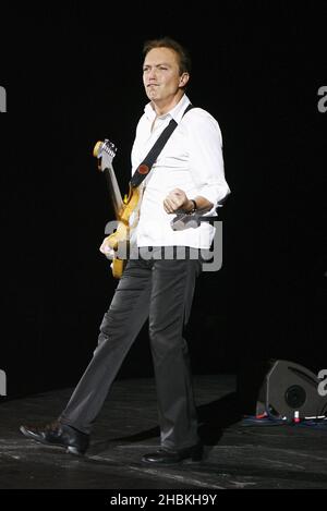 David Cassidy spielt live im Hammersmith Apollo, London. Stockfoto