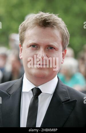 Amed Jones kommt bei den Classical Brit Awards in der Royal Albert Hall in London an Stockfoto