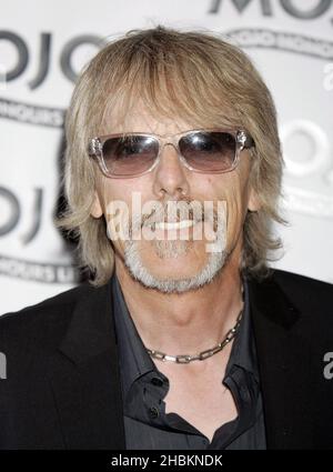 Scott Gorham kommt bei den MOJO Awards in der Brauerei in London an. Stockfoto