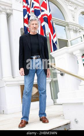 Roger Waters während einer Fotozelle im Mandarine Oriental Hotel, London. Stockfoto