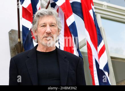 Roger Waters während einer Fotozelle im Mandarine Oriental Hotel, London. Stockfoto