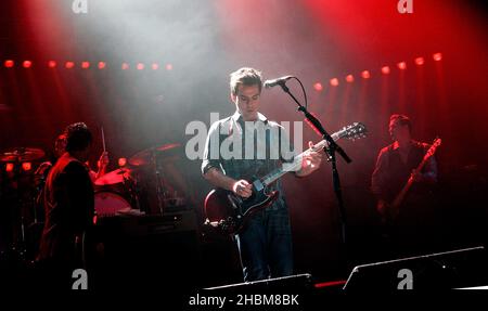 Kelly Jones und die Stereophonics treten live im Konzert im Apollo Hammersmith 02 in London auf. Stockfoto