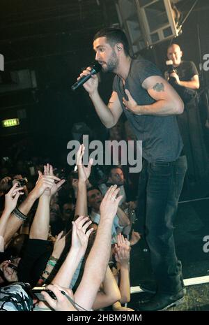 Shayne ward tritt im G-A-Y Heaven in London auf. Stockfoto