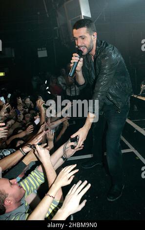 Shayne ward tritt im G-A-Y Heaven in London auf. Stockfoto