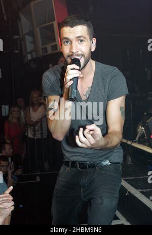 Shayne ward tritt im G-A-Y Heaven in London auf. Stockfoto
