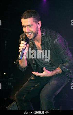 Shayne ward tritt im G-A-Y Heaven in London auf. Stockfoto