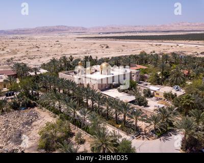 Franziskanerorden Kloster Johannes der Täufer in der Nähe des Jordan, Israel. Stockfoto