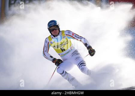 Alta Badia, Italien. 20th Dez 2021. SCHMID Alexander (GER) Dritter Platz im Jahr 2021 FIS Ski World Cup - Herren Riesenslalom, alpines Skirennen in Alta Badia, Italien, Dezember 20 2021 Quelle: Independent Photo Agency/Alamy Live News Stockfoto