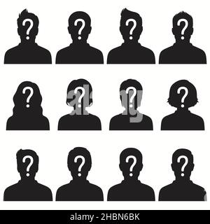 Vermisste Person, grafisch gewollter Poster, Vektorgrafik Stock Vektor