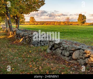 Ein Bauernhof in Hardwick, Massachusetts Stockfoto