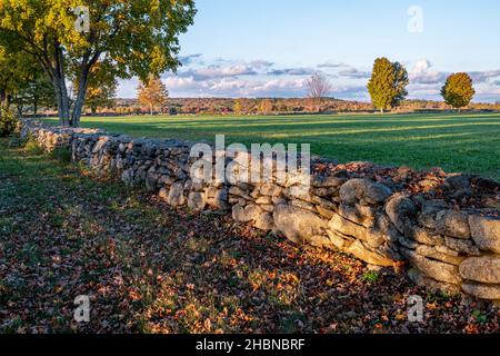 Ein Bauernhof in Hardwick, Massachusetts Stockfoto