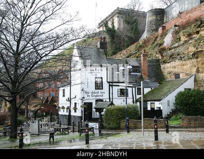 Ye Olde Reise nach Jerusalem Stockfoto