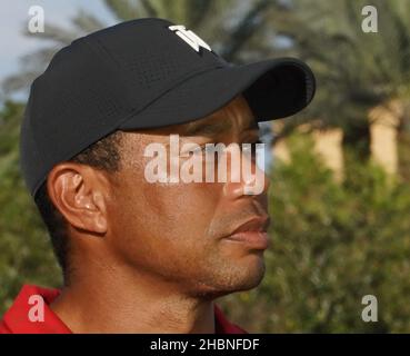 Orlando, Usa. 19th Dez 2021. Tiger Woods wird nach Abschluss der letzten Runde der PNC Championship im Ritz-Carlton Golf Club Grande Lakes in Orlando gesehen. Tiger und sein Sohn, Charlie Woods, haben am Sonntag einen Turnierrekord mit 11 aufeinanderfolgenden Birdies aufgestellt, einen 15-unter-Par-Rekord von 57 geschossen und den zweiten Platz im 36-Loch-Turnier erreicht. Kredit: SOPA Images Limited/Alamy Live Nachrichten Stockfoto