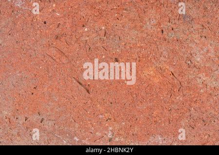 Ein Makrodetail der Textur eines alten Keramikstückes Stockfoto