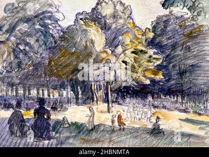 Studie für Le Ranelagh (1899) Gemälde in hoher Auflösung von Henri-Edmond Cross. Stockfoto