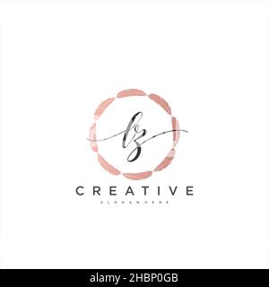 LZ erste Handschrift minimalistische geometrische Logo Vorlage Vektor-Kunst, Logo für Business-Schönheit, Mode und andere Kunst Stock Vektor