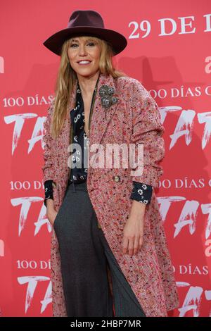 Madrid, Spanien. 20th Dez 2021. Raquel Merono nimmt an der Premiere von '100 Dias Con La Tata' in Madrid im Capitol Cinema in Madrid Teil. Kredit: SOPA Images Limited/Alamy Live Nachrichten Stockfoto