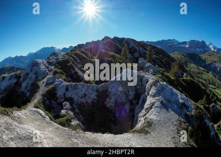 Gryden zwischen Lenk und Lauenen Stockfoto