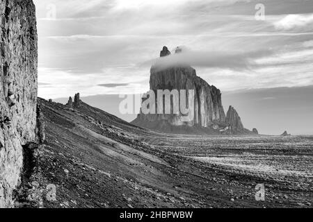 USA, Südwest, New Mexico, Navajo Nation, San Juan County, Shiprock, *** Ortsüberschrift *** USA, Südwesten, New Mexico, Navajo Nation, San Juan Count Stockfoto