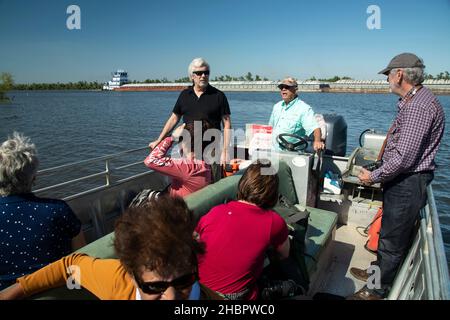 USA, South, Louisiana, Houma, Intercoastal Waterway, Bpoat Tour *** Ortsüberschrift *** USA, Süd, Louisiana, Houma, Intercoastal Waterway, Tour, Boot Stockfoto